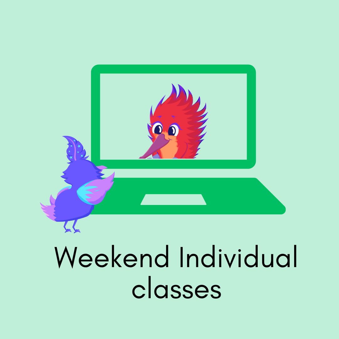 Individual Lessons - 4 x 50 minute classes on weekends for 1 month